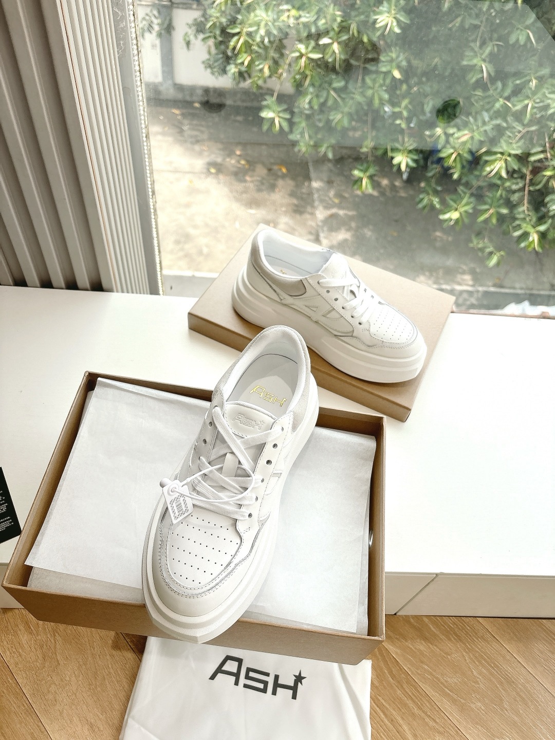 New 2024 Ash Retrospective Shoes: Stylish, Comfortable, Original Materials, Thick Soles, Customizable Size - 图片 2