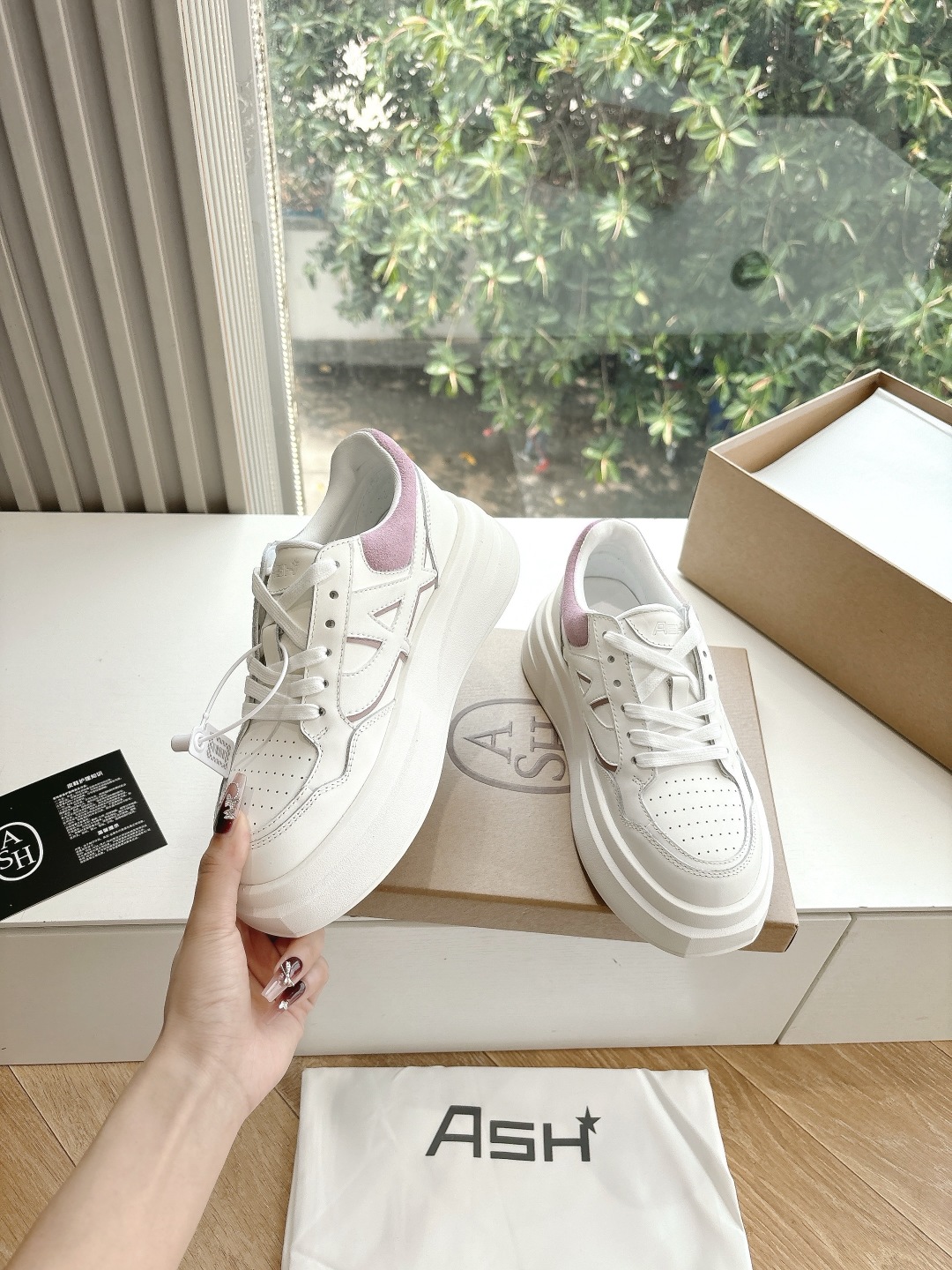New 2024 Ash Retrospective Shoes with Thick Soles for Ash Girls - 图片 5
