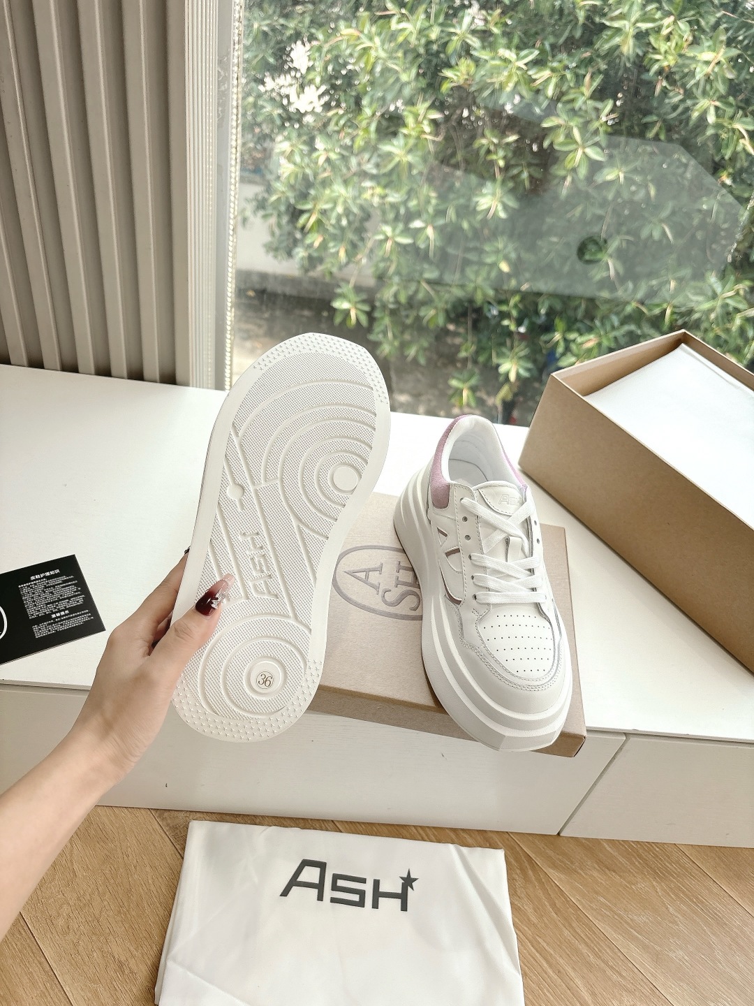 New 2024 Ash Retrospective Shoes with Thick Soles for Ash Girls - 图片 6