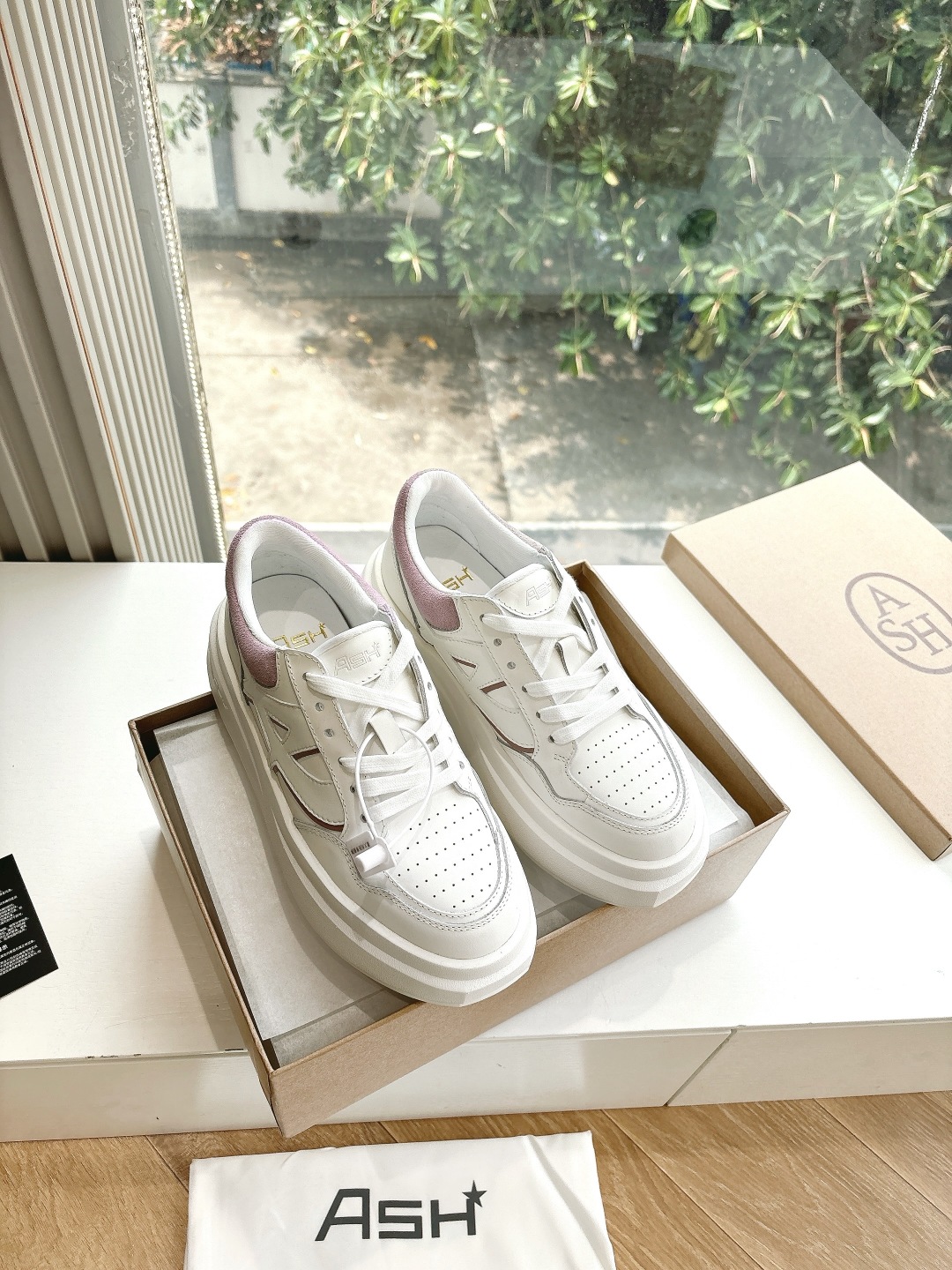 New 2024 Ash Retrospective Shoes with Thick Soles for Ash Girls