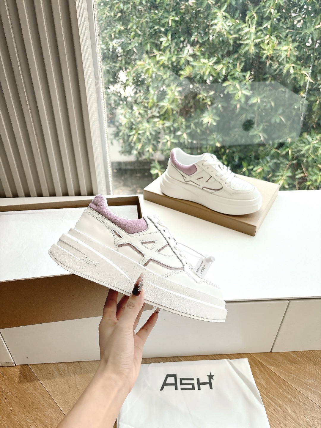 New 2024 Ash Retrospective Shoes with Thick Soles for Ash Girls - 图片 3