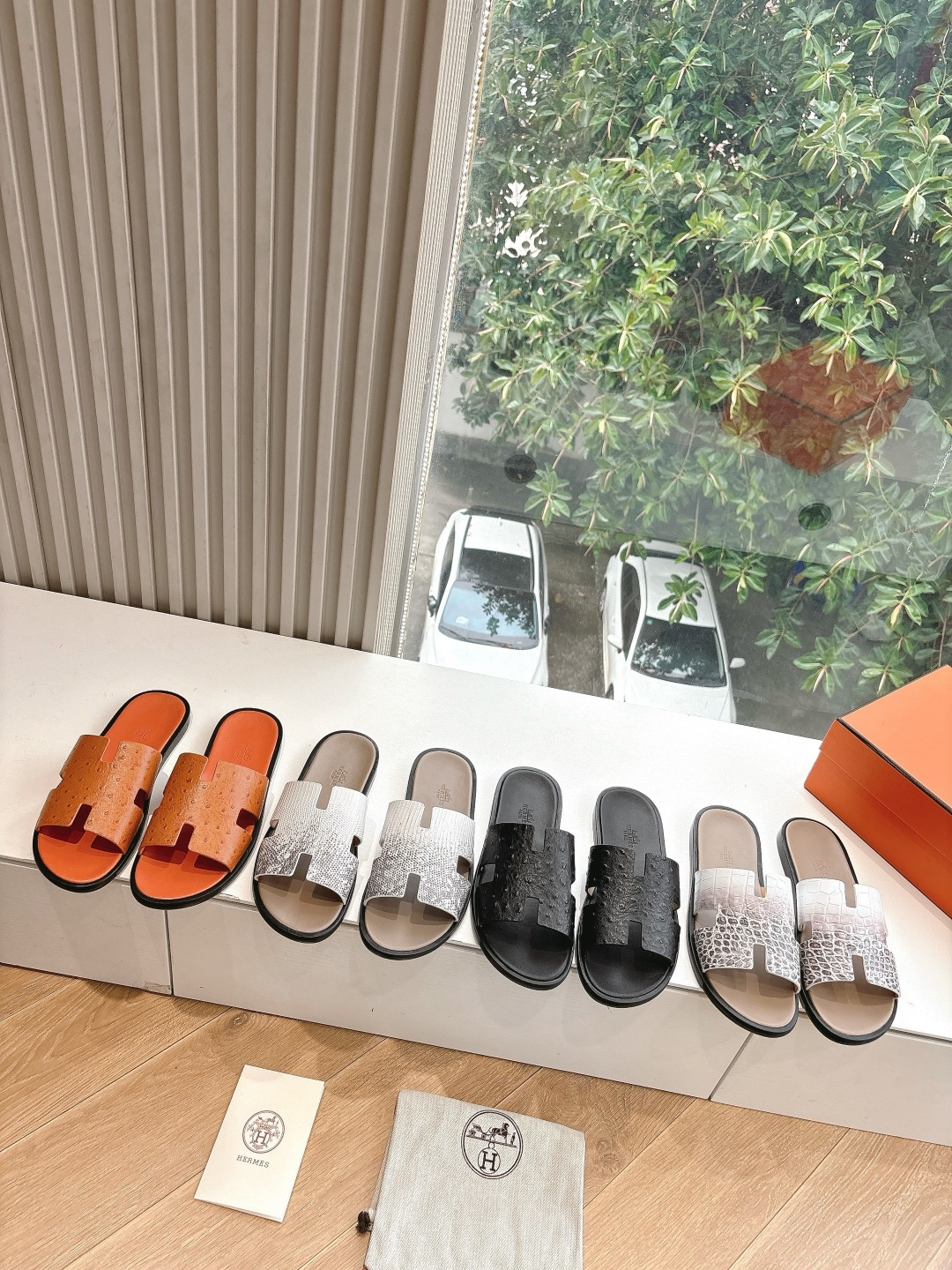 🌾G052所见即所得顶版2026春夏新款HERMES爱马仕专柜新款最近火到不行的情侣款H二舅鞋猪鼻子凉鞋