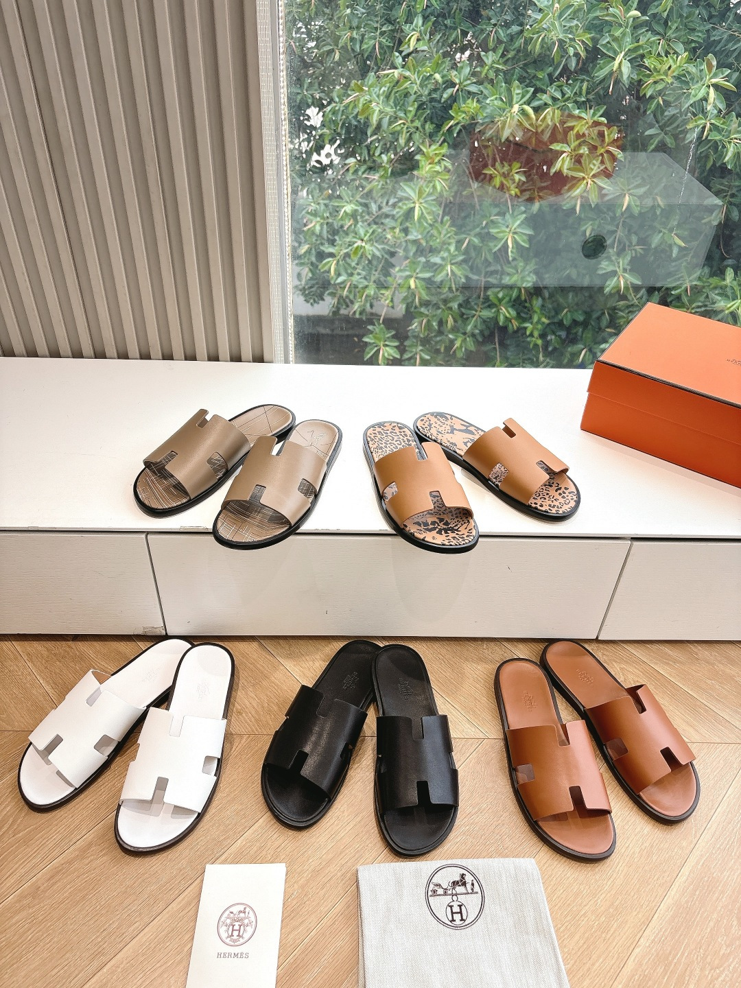 🌾G052所见即所得顶版2026春夏新款HERMES爱马仕专柜新款最近火到不行的情侣款H二舅鞋猪鼻子凉鞋
