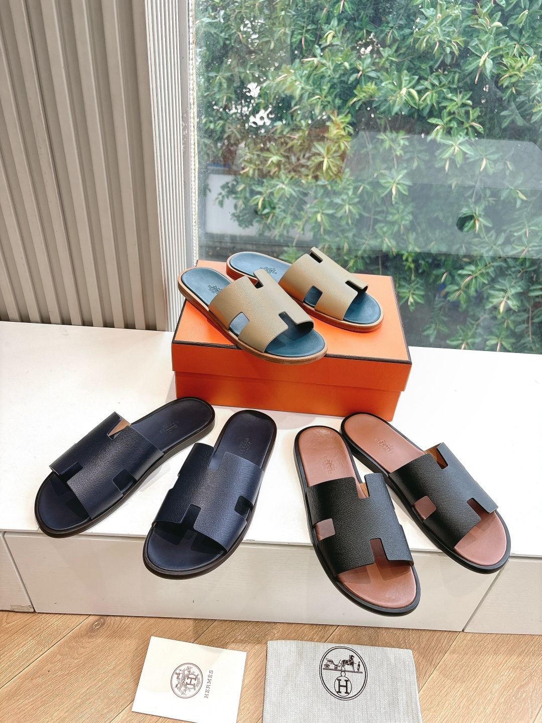 🌾G052所见即所得顶版2026春夏新款HERMES爱马仕专柜新款最近火到不行的情侣款H二舅鞋猪鼻子凉鞋
