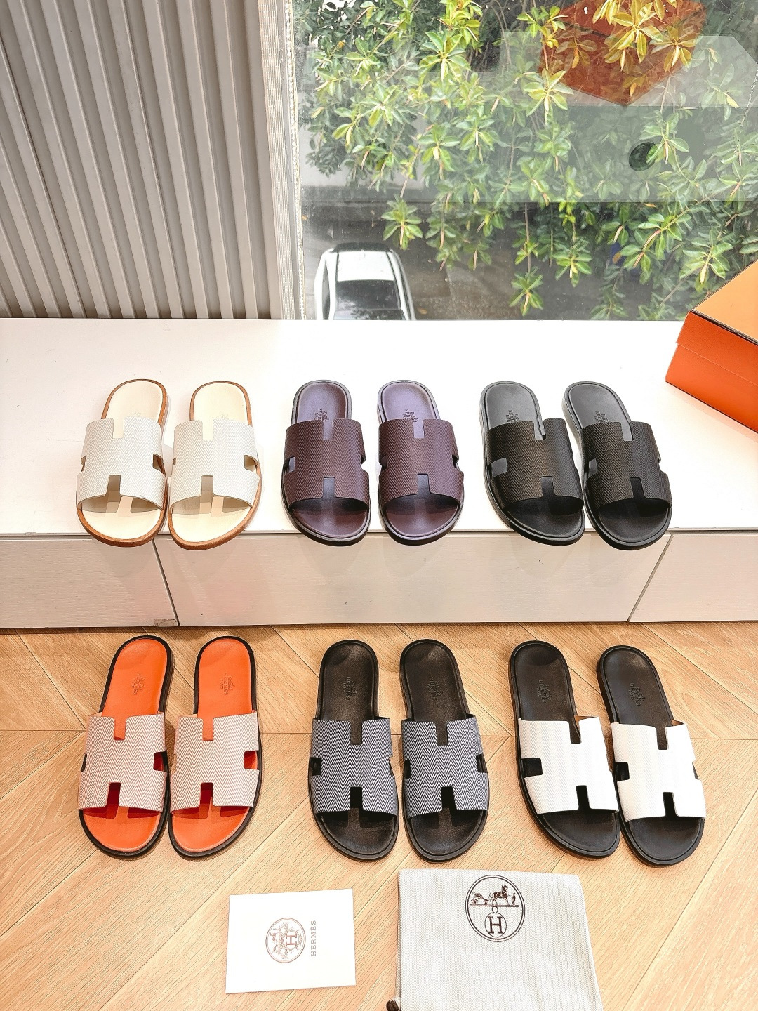 🌾G052所见即所得顶版2026春夏新款HERMES爱马仕专柜新款最近火到不行的情侣款H二舅鞋猪鼻子凉鞋