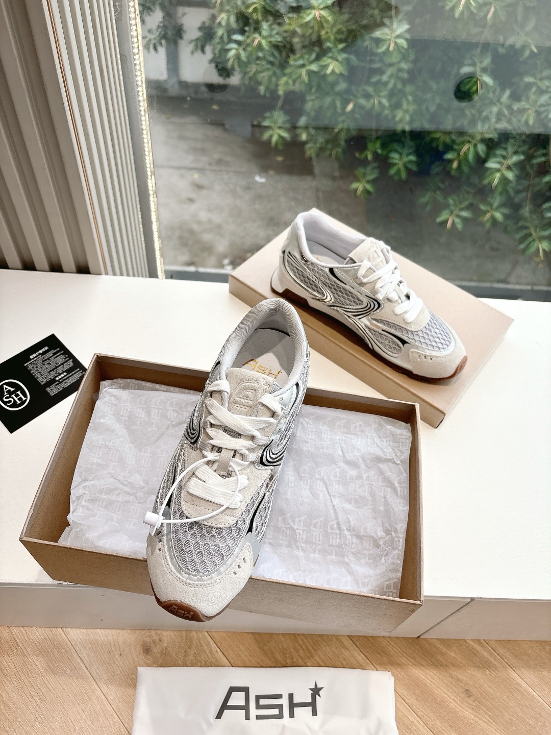 New Ash Retrospect Shoes: Stylish, Comfy, Original Cattle Skin, Imported Materials, Large Sole. - 图片 2