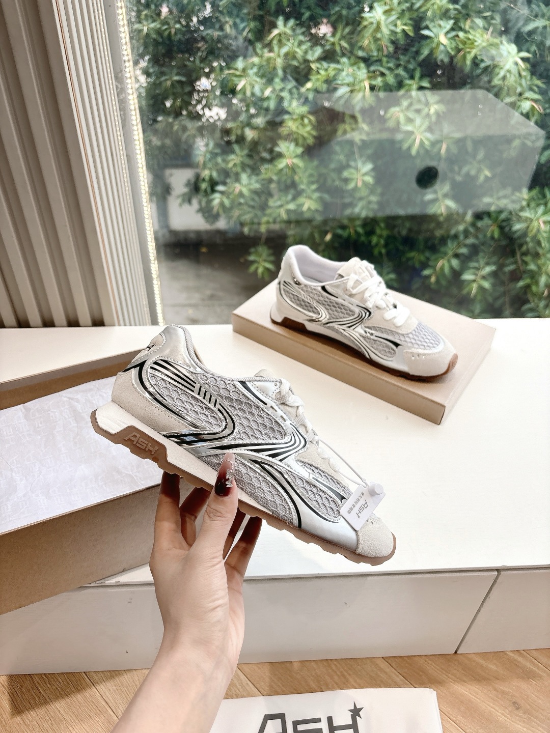 New Ash Retrospect Shoes: Stylish, Comfy, Original Cattle Skin, Imported Materials, Large Sole. - 图片 3