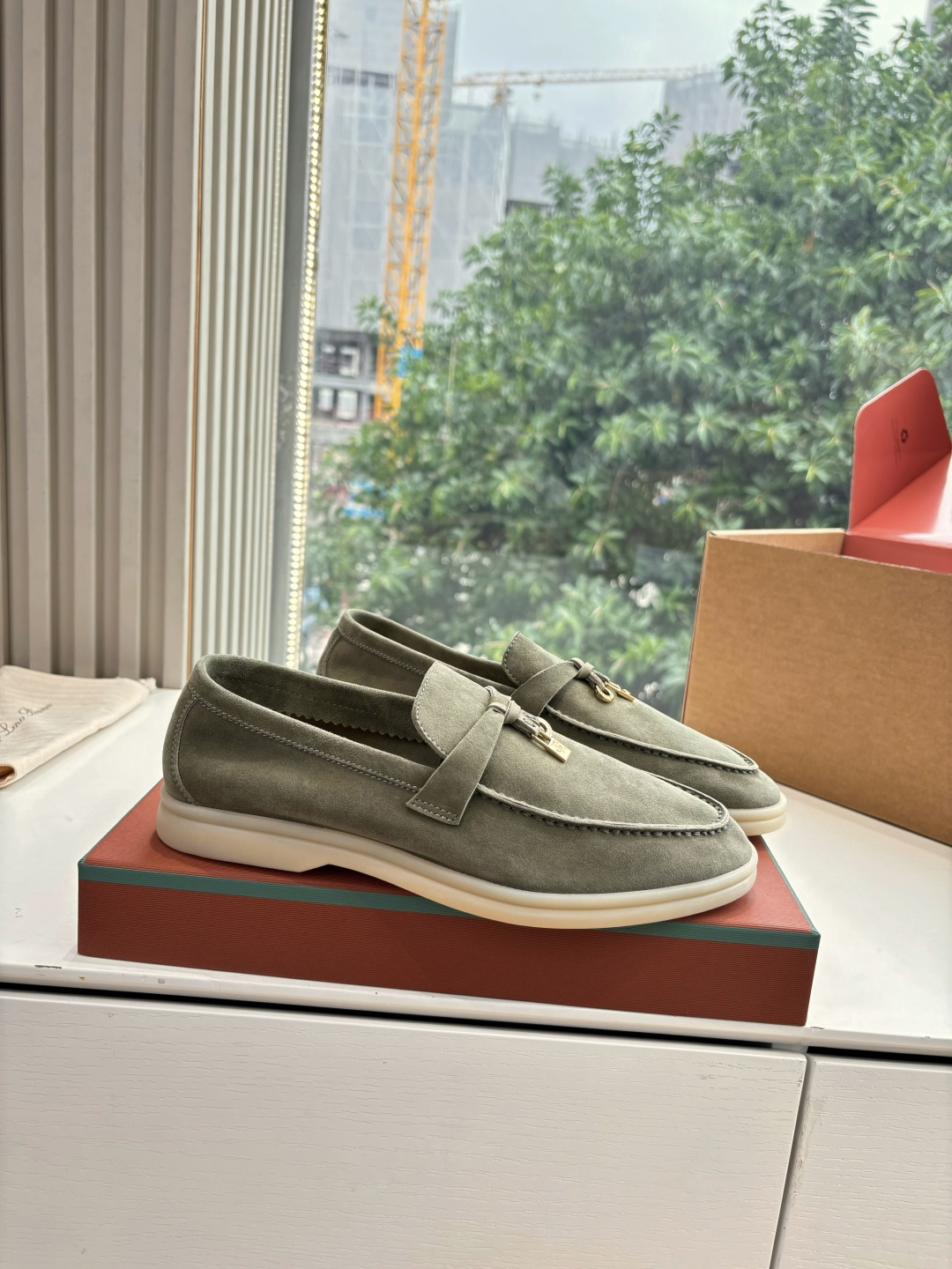 🌾G219专柜原单品质所见即所得Loro Pian*经典爆款出品lp顶级版本 英伦流苏平底乐福鞋原来这就