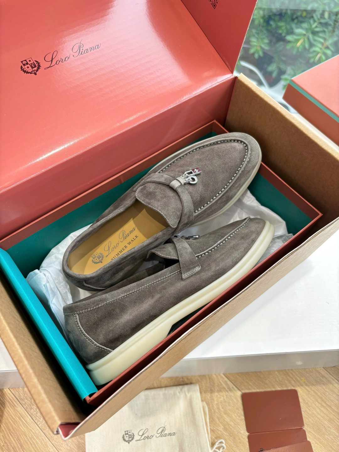 🌾G219专柜原单品质所见即所得Loro Pian*经典爆款出品lp顶级版本 英伦流苏平底乐福鞋原来这就