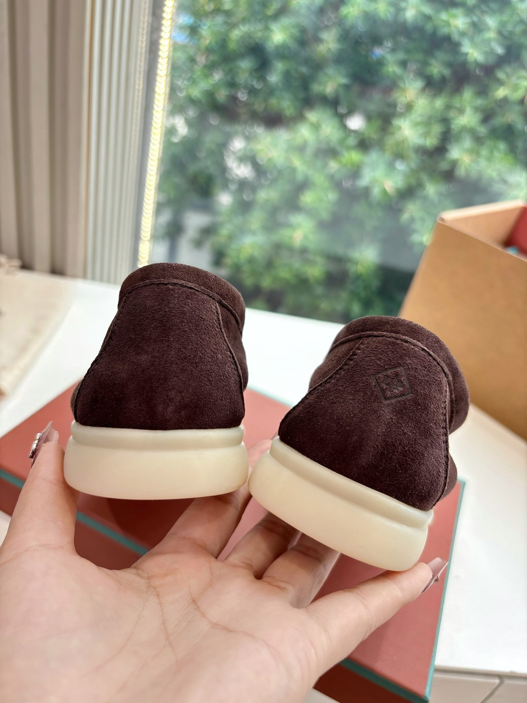 🌾G219专柜原单品质所见即所得Loro Pian*经典爆款出品lp顶级版本 英伦流苏平底乐福鞋原来这就