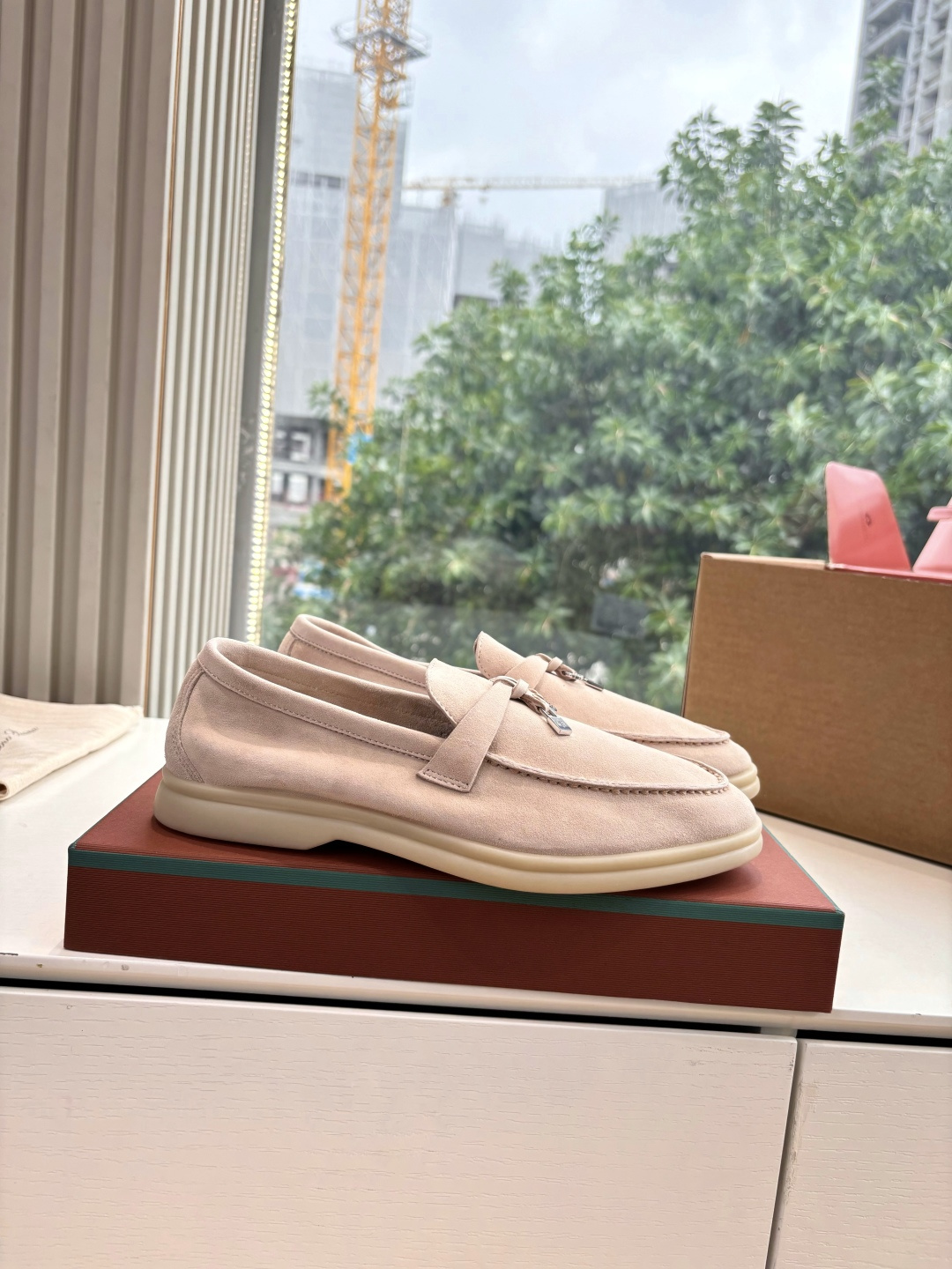 🌾G219专柜原单品质所见即所得Loro Pian*经典爆款出品lp顶级版本 英伦流苏平底乐福鞋原来这就