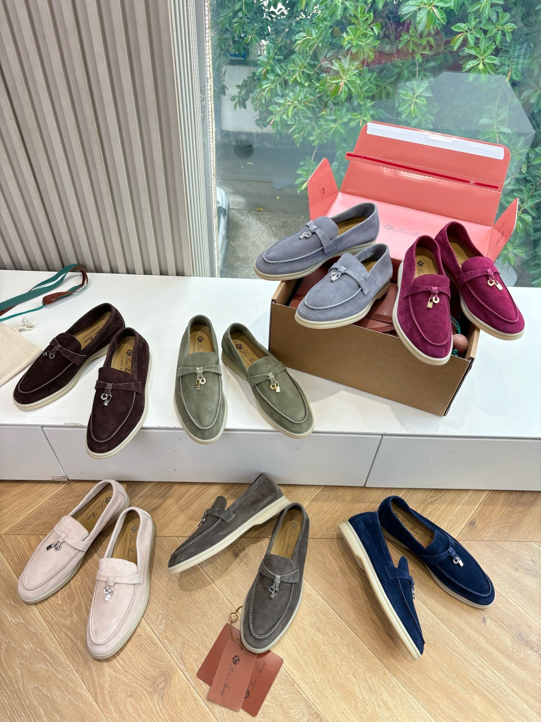 🌾G219专柜原单品质所见即所得Loro Pian*经典爆款出品lp顶级版本 英伦流苏平底乐福鞋原来这就