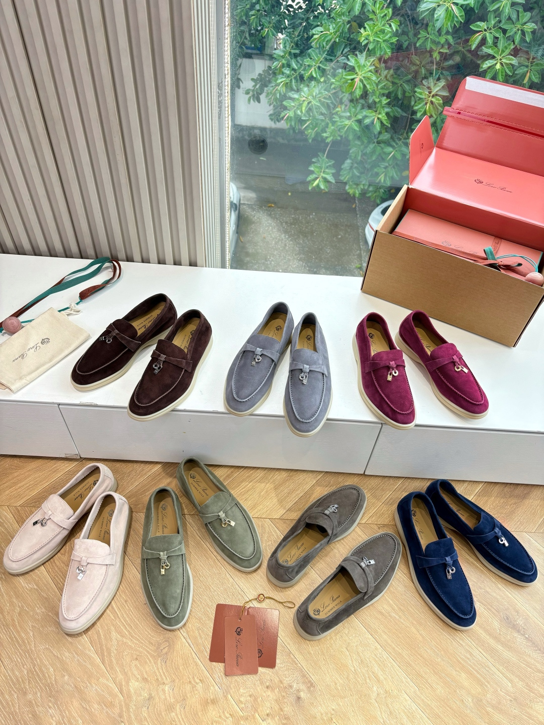 🌾G219专柜原单品质所见即所得Loro Pian*经典爆款出品lp顶级版本 英伦流苏平底乐福鞋原来这就