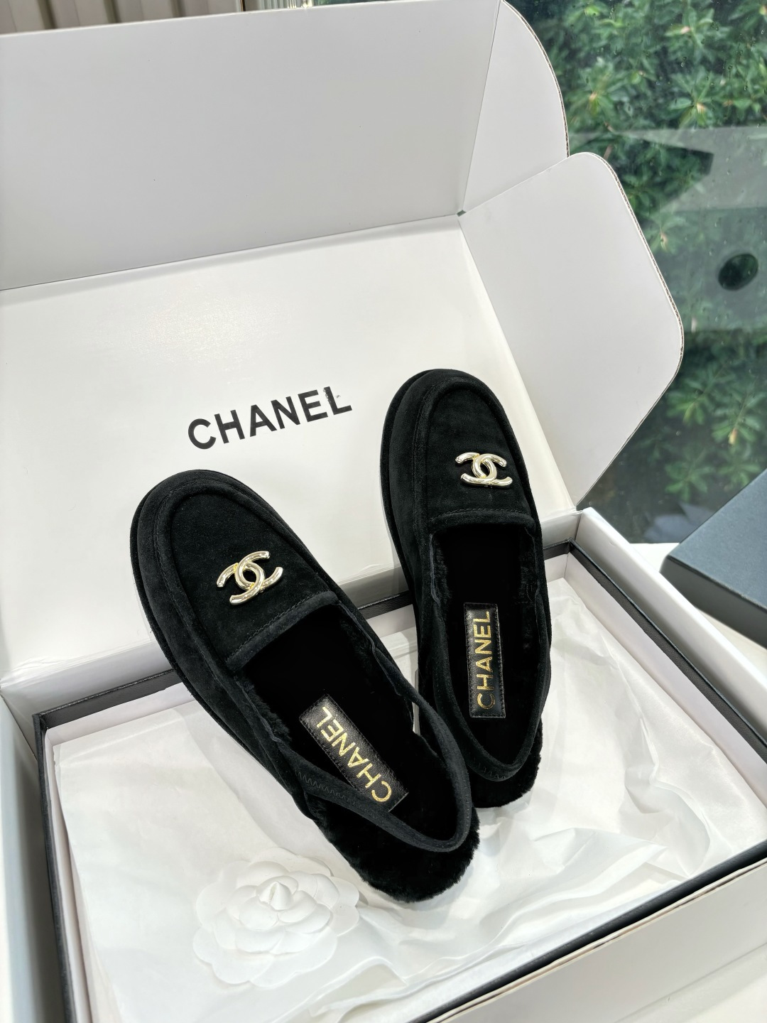 G391所见即所得代购级CHANE*25s小香奈儿早秋玛丽珍毛毛包头单鞋凉鞋棉鞋 妥妥的自留款！！比经典款Slingba