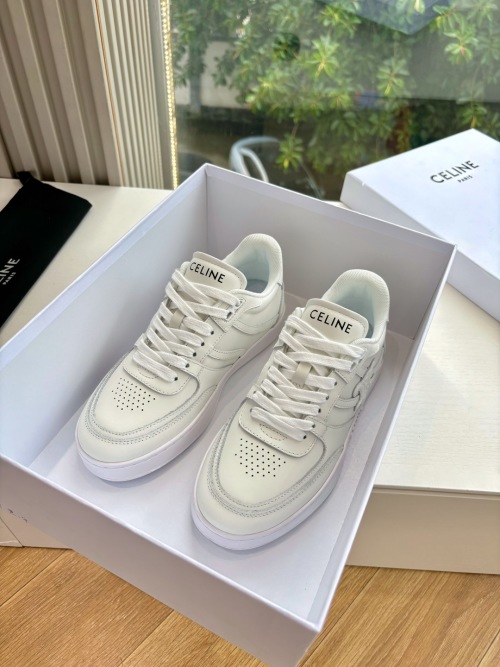 Celine CR-03 Runner Sneakers - Women's Lace-Up Leather Athletic Shoes 1 Celine CR-03 Runner Sneakers - Women's Lace-Up Leather Athletic Shoes