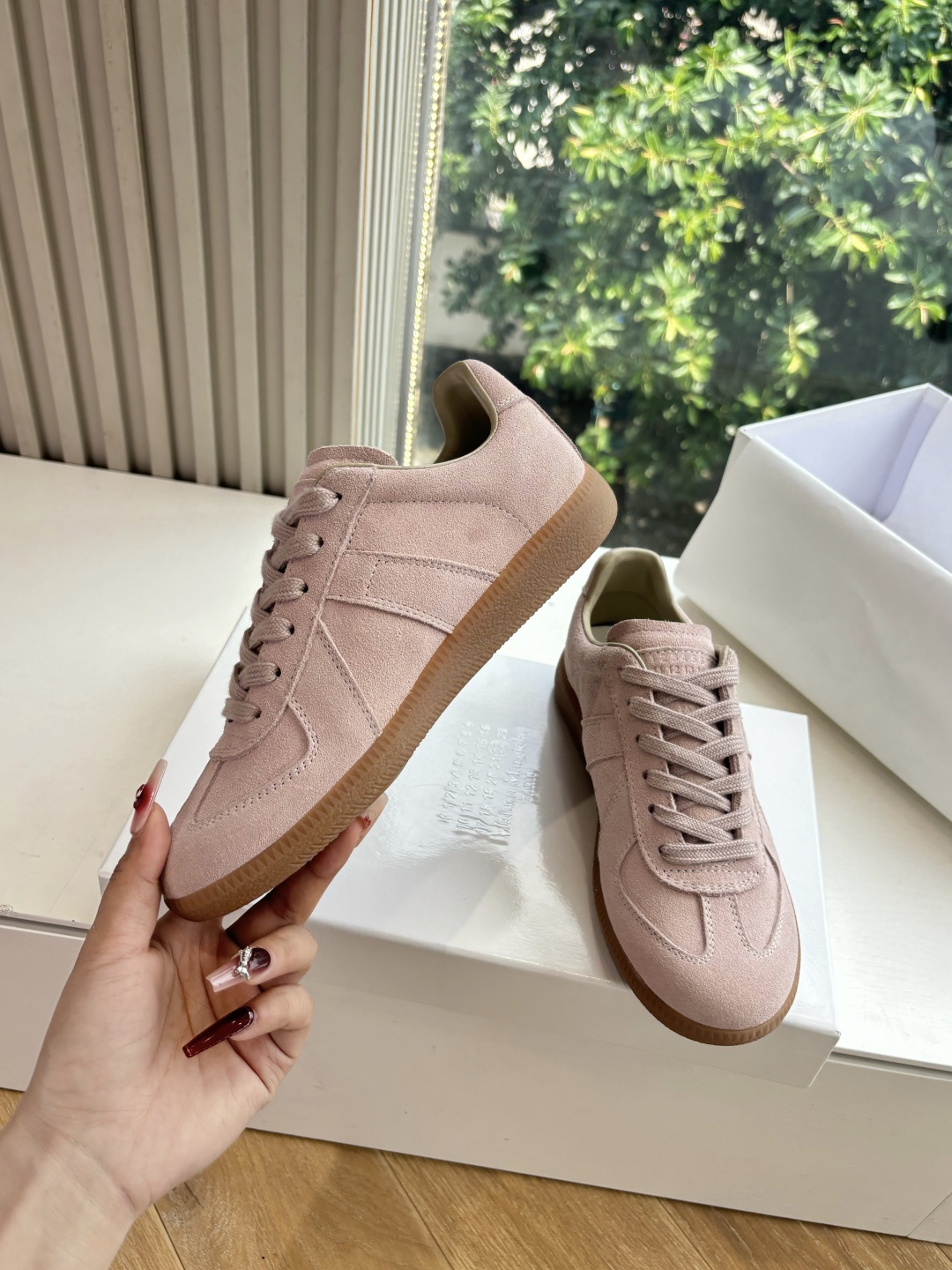 Maison Margiela MM6 Designer Leather German Training Shoes Review - 图片 5