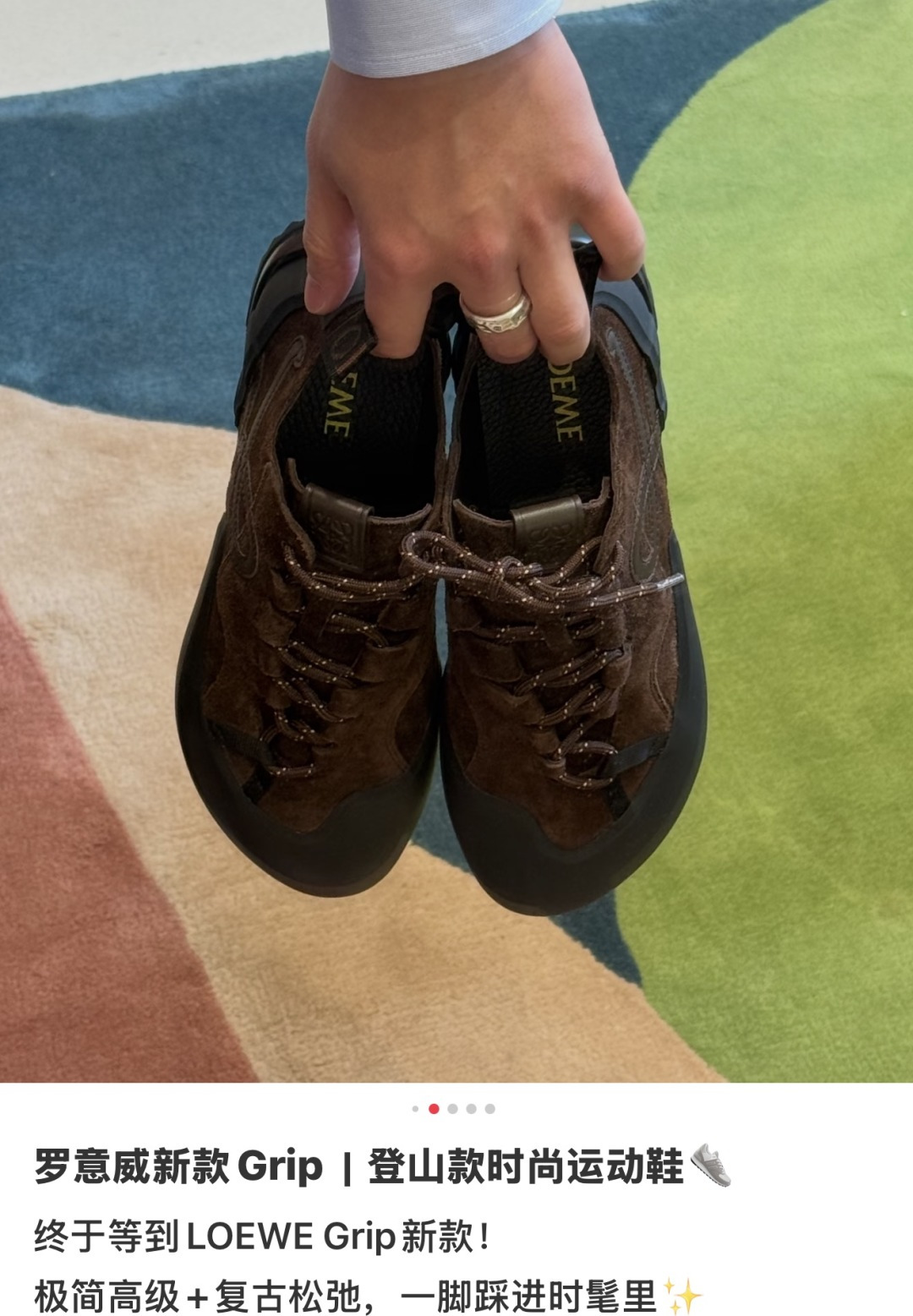 🌾G029所见即所得LOEW·*罗意威2026新款 新色上新活力满满芭蕾阿甘鞋罗意威新款Grip｜登山款