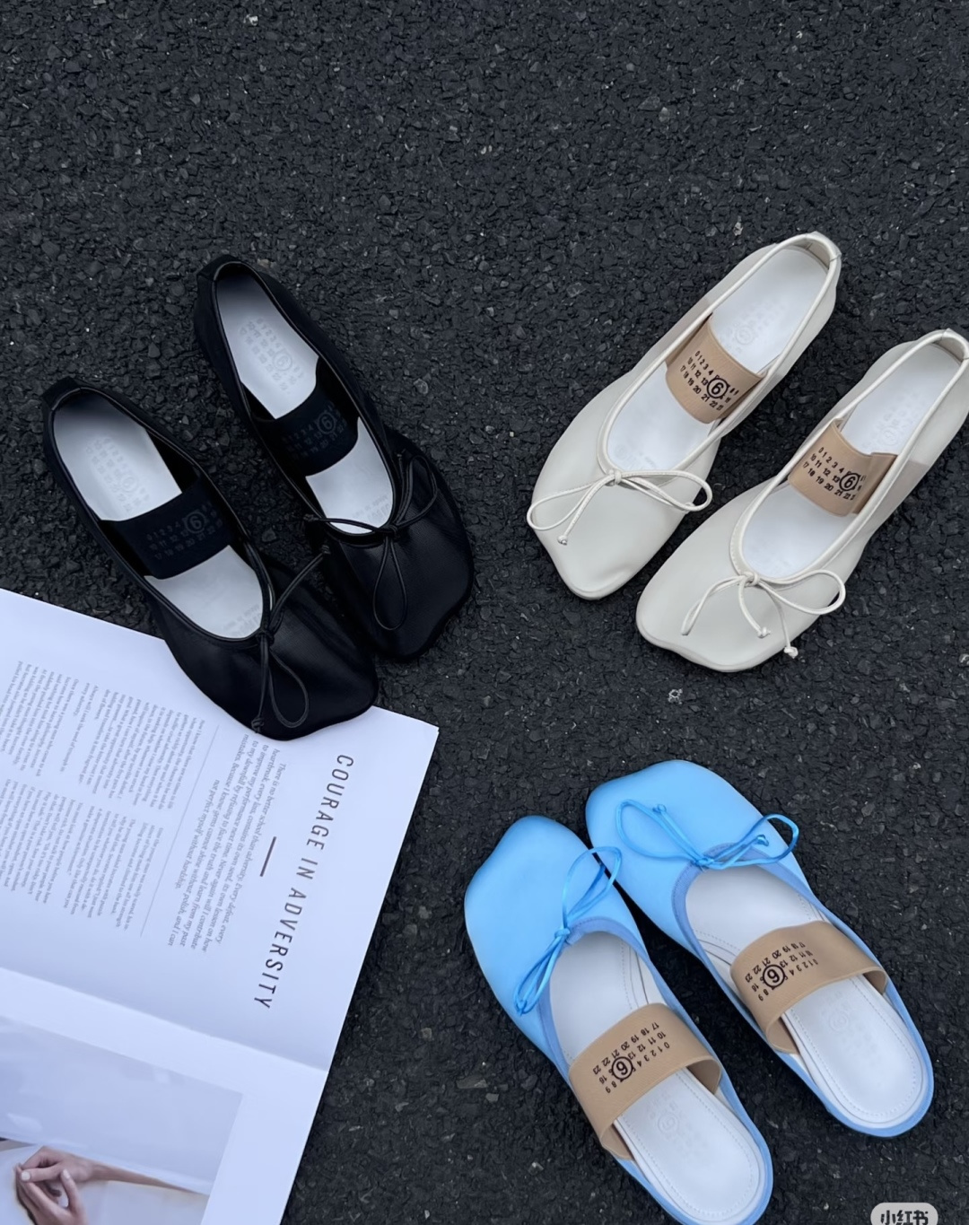 🌾G077代购级别2026Maison Margie*马吉拉•分趾粗跟平底复古玛丽珍娃娃头苹果头芭蕾舞指