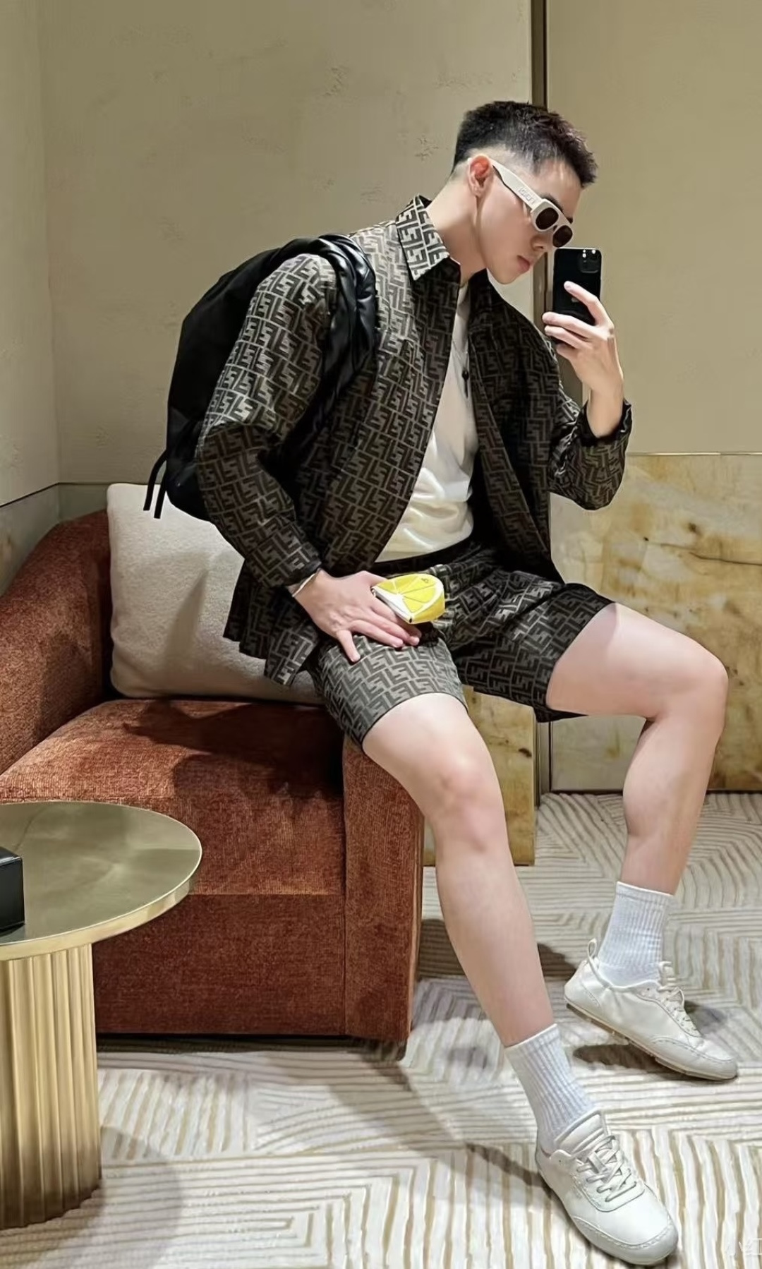 🌾G036Fendi芬迪 最新Fit系列 系带 松紧 芭蕾舞鞋 休闲鞋‼️ FENDI Fit系带低帮鞋