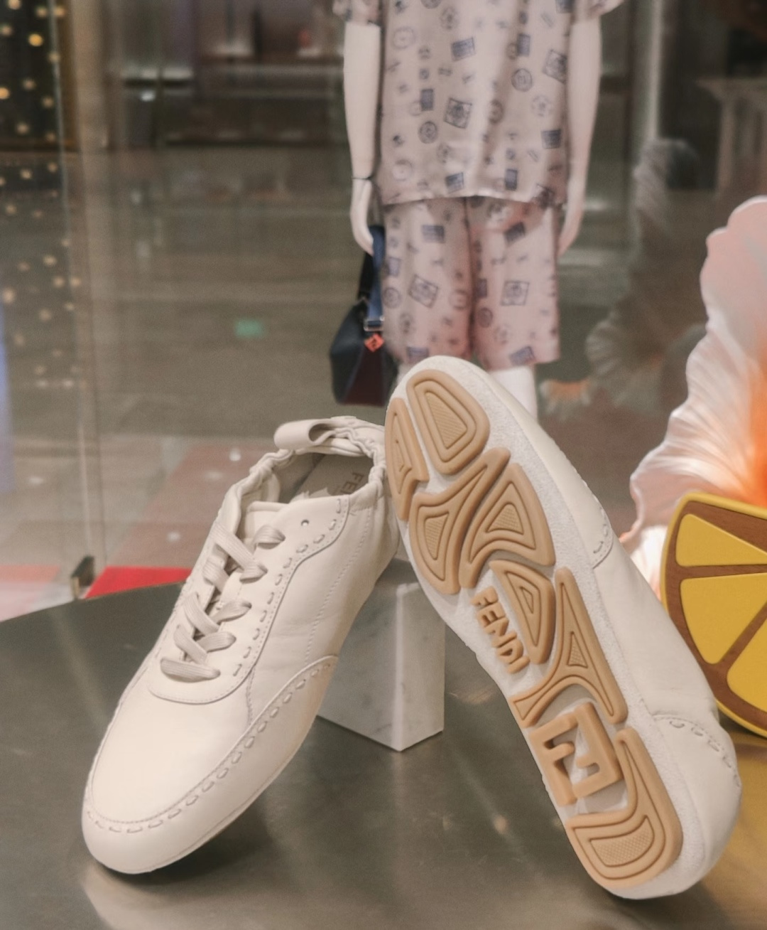 🌾G036Fendi芬迪 最新Fit系列 系带 松紧 芭蕾舞鞋 休闲鞋‼️ FENDI Fit系带低帮鞋