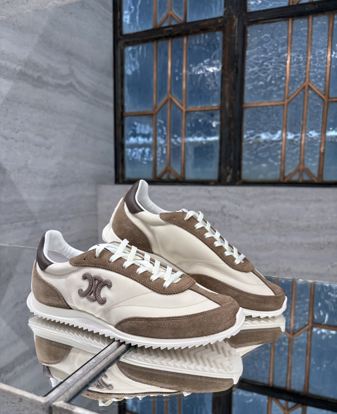 🌾主打一个出货快品质好G039所见即所得代购级别CELINE｜赛琳思琳春夏最新款Racer系列 阿甘鞋 