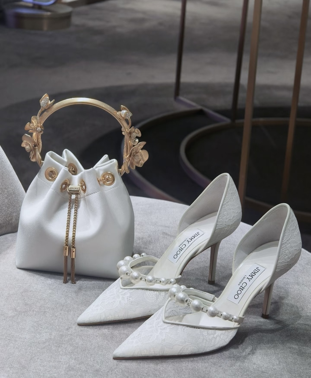 🌾G987Jimmy Choo｜吉米周珍珠尖头高跟凉鞋我们家JC一如既往品质优越 低调不失华丽 性感又不