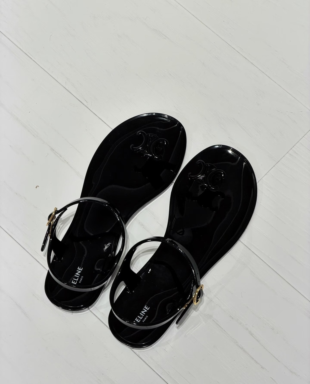 🌾G059所见即所得代购级别CELINE思琳赛琳一字带拖鞋凉鞋CELINE RUNNER 有CELINE