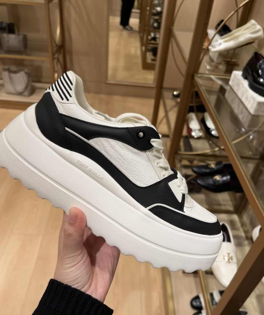 🌾G588顶级品质TORY BURCH 汤丽柏琦直戳小个子心巴的一双鞋！👟被这双厚底鞋美到失语！！💖家人