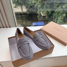 G305😀GianvitoRossi吉安维托罗西 平底 系列经典粉色羊反绒皮&粉色小羊皮 超级百搭的一款单品 面料 :原 G305😀GianvitoRossi吉安维托罗西 平底 系列经典粉色羊反绒皮&粉色小羊皮 超级百搭的一款单品 面料 :原