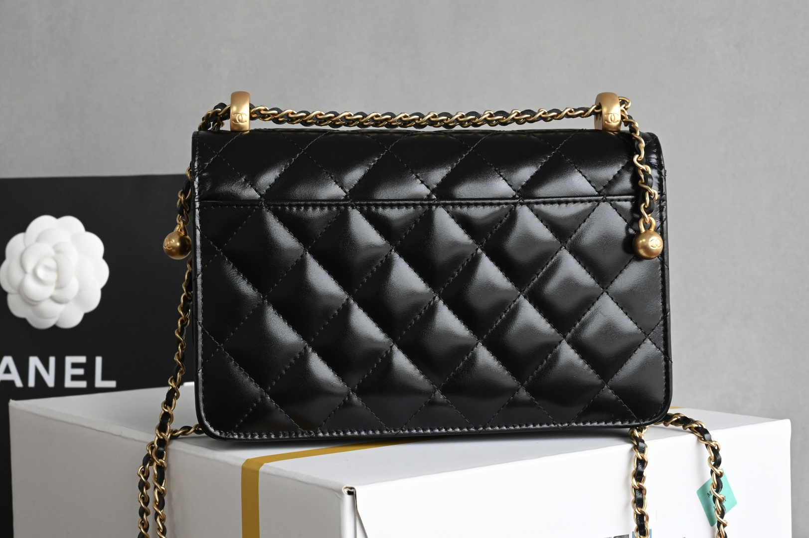 白金版▪️正品级 包装如新品到货🆕𝗖𝗵𝗮𝗻𝗲𝟭 𝟐𝟓𝐬全新版本小金球双珠链条𝐰𝐨𝐜 回归双小金珠链条设计