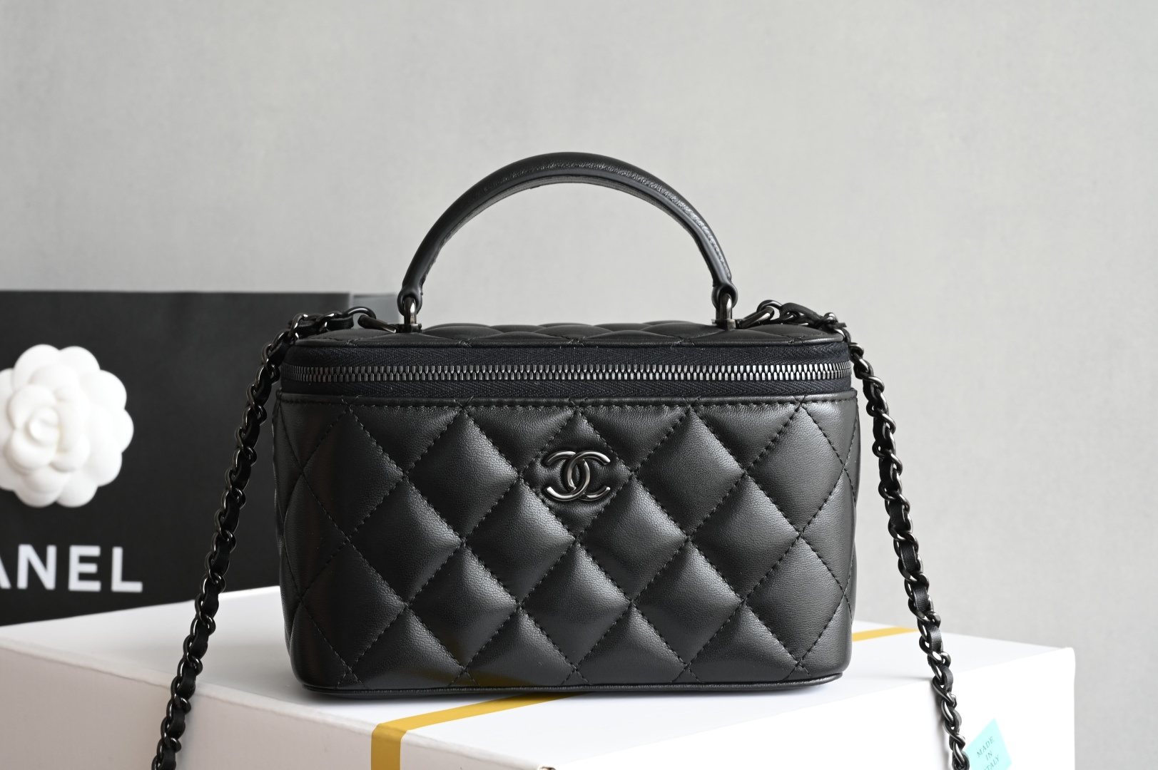 白金版▪️正品级 包装如图全新到货ꫛꫀꪝ现货发售‼️𝟐𝟓𝐏 𝐒𝐨 𝐁𝐥𝐚𝐜𝐤全黑长盒子超级可爱链条手腕化