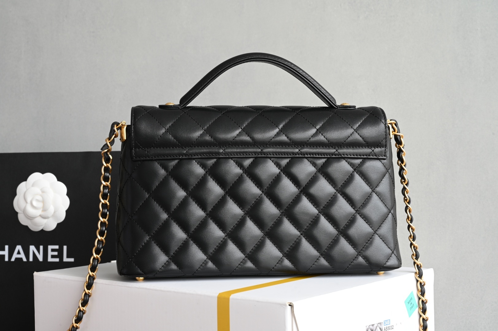 白金版▪️正品级 包装如图全新到货🆕𝐂𝐡𝐚𝐧𝐞𝟏 𝟐𝟓𝐏 手柄Kelly 大号专柜售价𝟦𝟪𝟧𝟢𝟢𝗋𝗆𝖻购