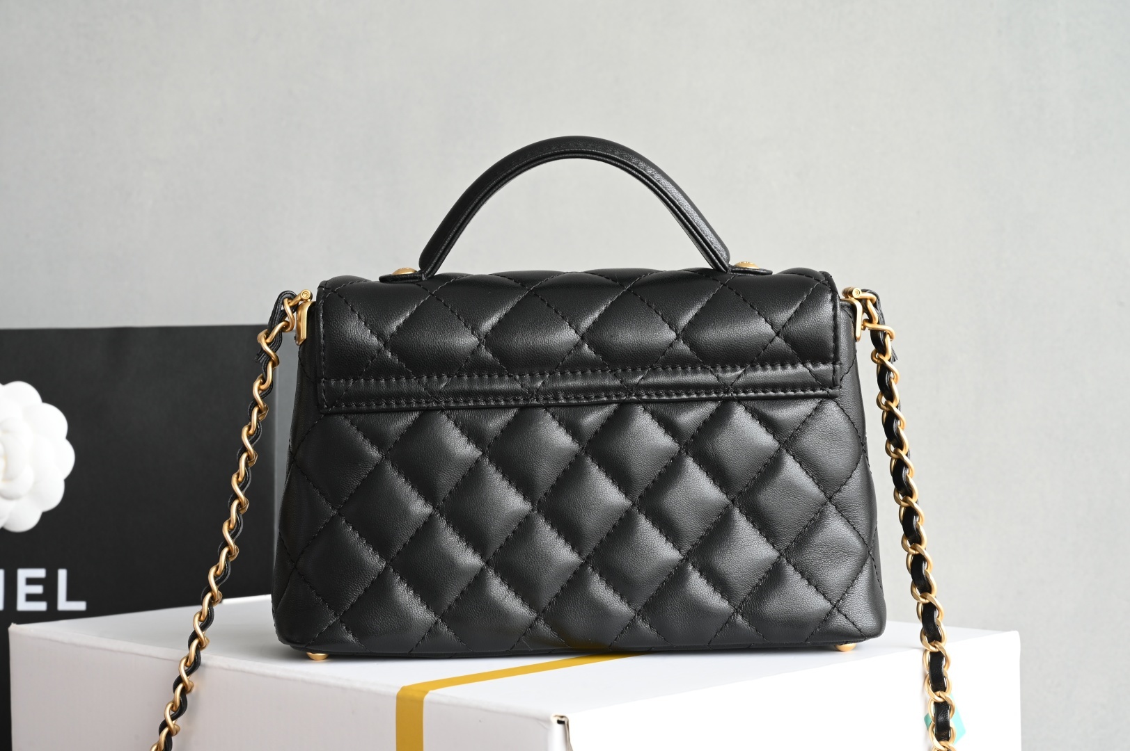 白金版▪️正品级 包装如图全新到货🆕𝐂𝐡𝐚𝐧𝐞𝟏 𝟐𝟓𝐏 手柄Kelly 小号专柜售价𝟦𝟪𝟧𝟢𝟢𝗋𝗆𝖻购