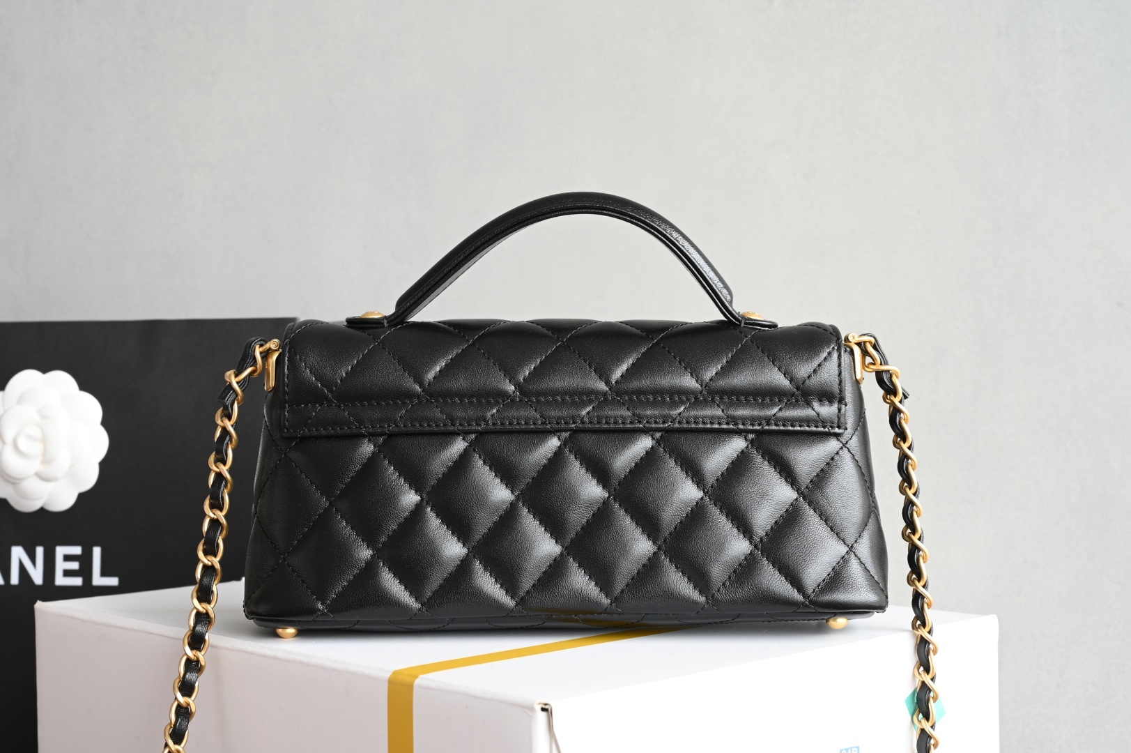 白金版▪️正品级 包装如图全新到货🆕𝐂𝐡𝐚𝐧𝐞𝟏 𝟐𝟓𝐏 手柄Kelly 横版小号专柜售价𝟦𝟨𝟫𝟢𝟢𝗋𝗆