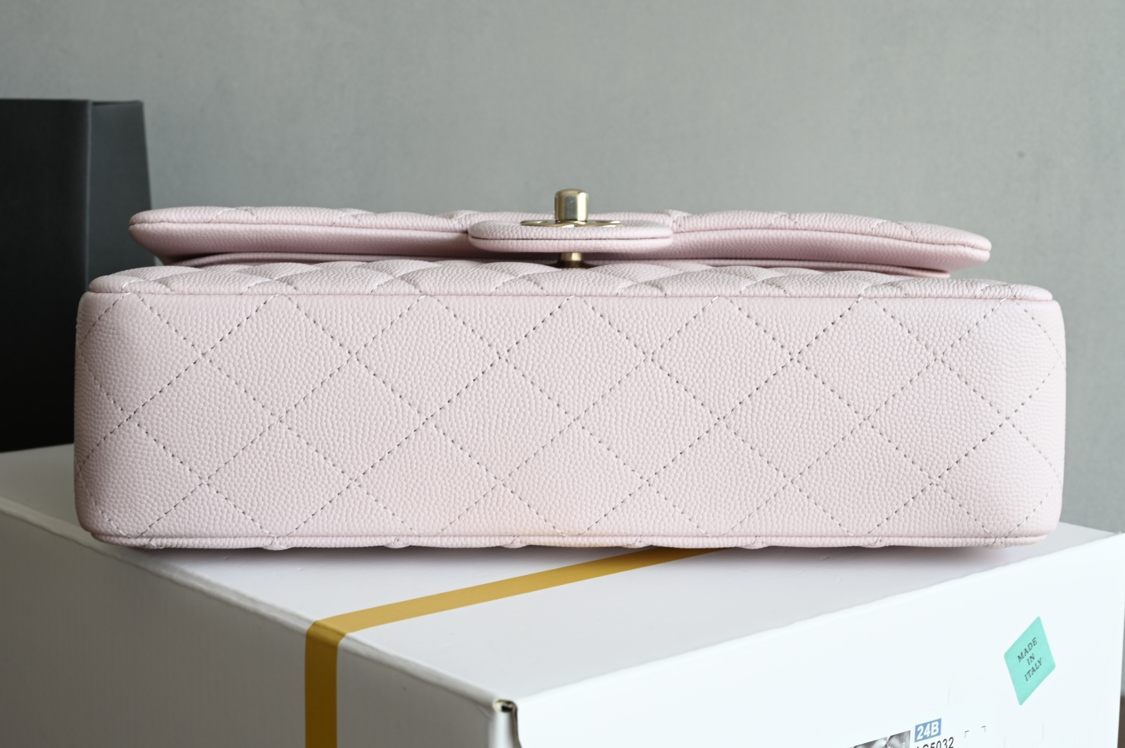 🌼白金版▪️正品级 包装如图𝐂𝐡𝐚𝐧𝐞𝐥 𝐂𝐅 升级版 手提粉全名Classic Fla0 尺寸： 15