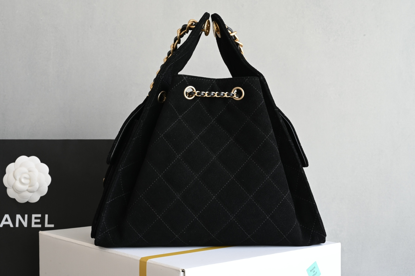 🌼白金版▪️正品级 包装如图全新到货🆕𝗖𝗵𝗮𝗻𝗲𝟭 𝟮𝟱𝗕𝗮𝗴嬉皮𝗁𝗈𝖻𝗈小号 黑色专柜售价𝟦𝟩𝟪𝟢𝟢𝗋