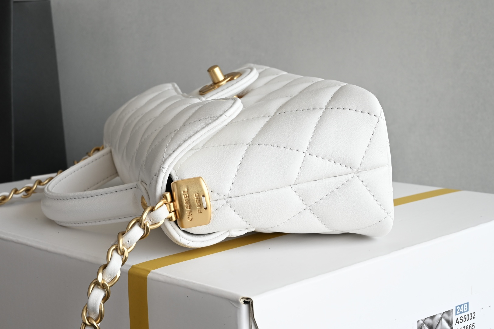 白金版▪️正品级 包装如图全新到货🆕𝐂𝐡𝐚𝐧𝐞𝟏 𝟐𝟓𝐏 手柄Kelly 横版小号专柜售价𝟦𝟨𝟫𝟢𝟢𝗋𝗆