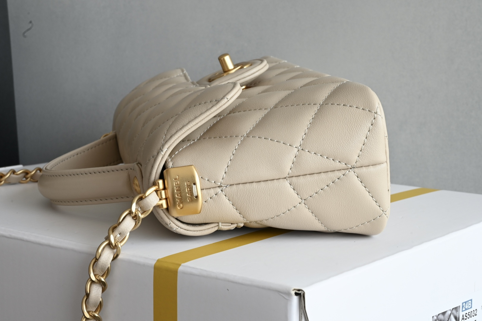 白金版▪️正品级 包装如图全新到货🆕𝐂𝐡𝐚𝐧𝐞𝟏 𝟐𝟓𝐏 手柄Kelly 横版小号专柜售价𝟦𝟨𝟫𝟢𝟢𝗋𝗆