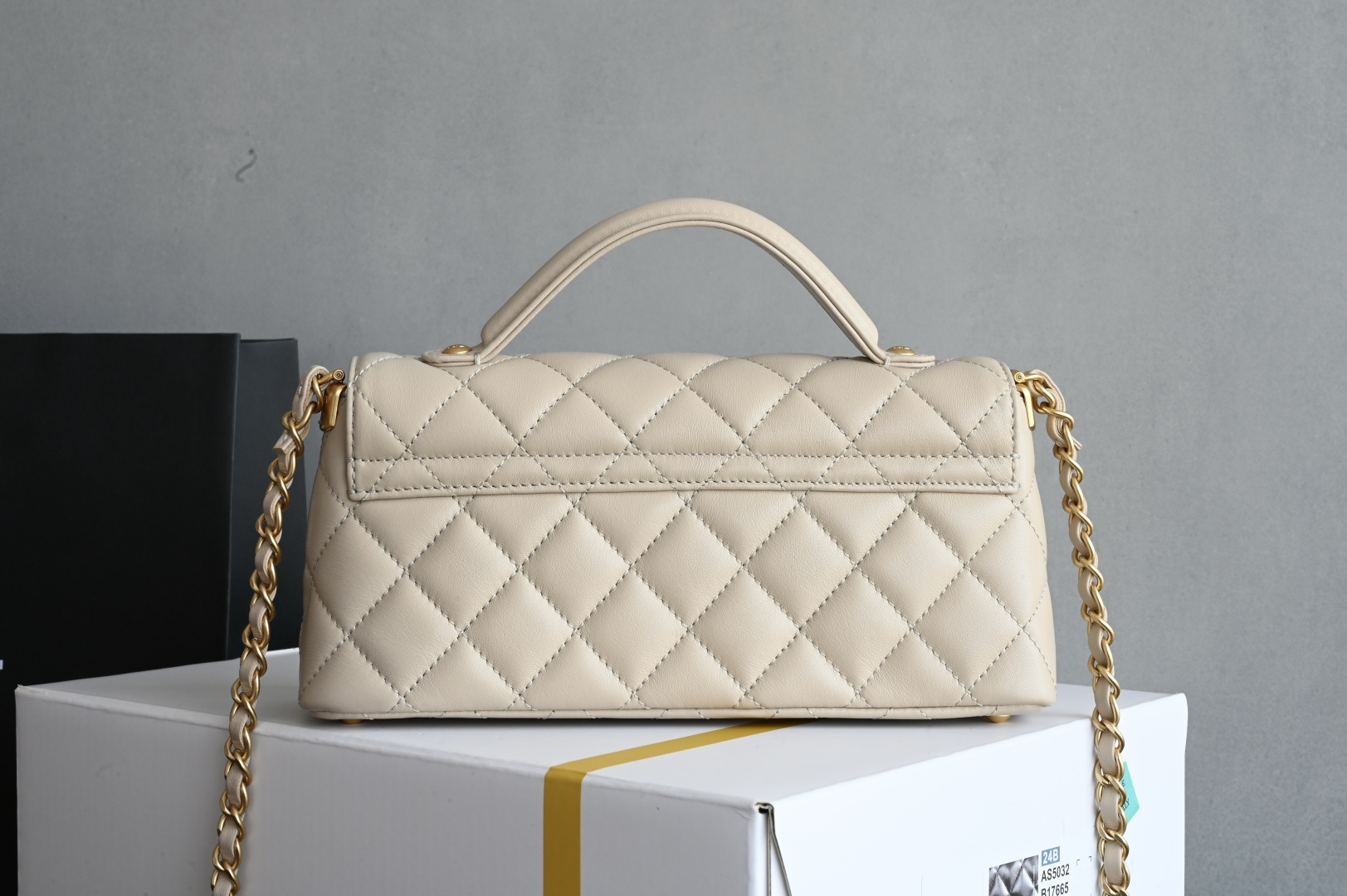 白金版▪️正品级 包装如图全新到货🆕𝐂𝐡𝐚𝐧𝐞𝟏 𝟐𝟓𝐏 手柄Kelly 横版小号专柜售价𝟦𝟨𝟫𝟢𝟢𝗋𝗆