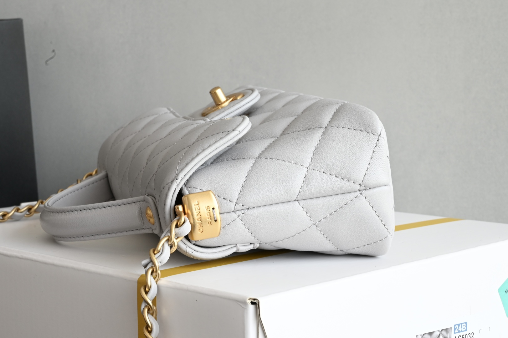 白金版▪️正品级 包装如图全新到货🆕𝐂𝐡𝐚𝐧𝐞𝟏 𝟐𝟓𝐏 手柄Kelly 横版小号专柜售价𝟦𝟨𝟫𝟢𝟢𝗋𝗆