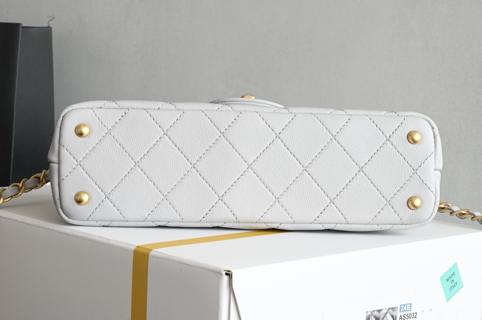 白金版▪️正品级 包装如图全新到货🆕𝐂𝐡𝐚𝐧𝐞𝟏 𝟐𝟓𝐏 手柄Kelly 横版小号专柜售价𝟦𝟨𝟫𝟢𝟢𝗋𝗆