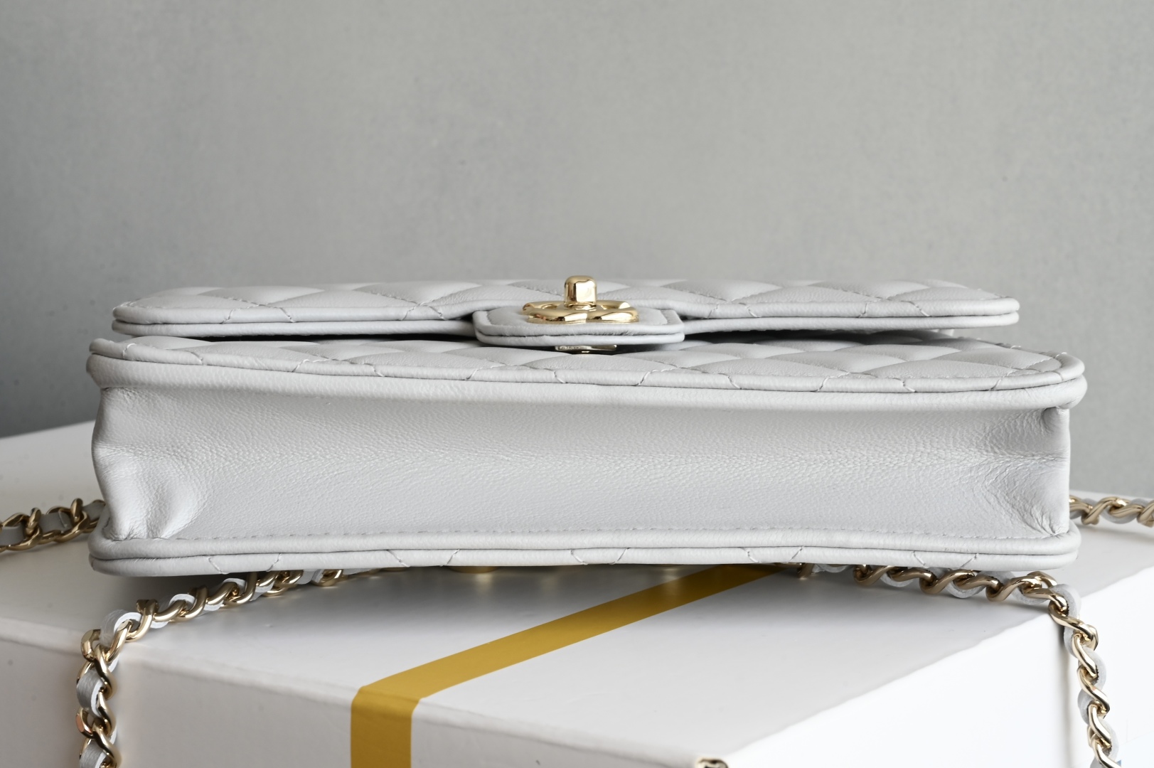 Chanel 125P Mini Backpack in Gray Lambskin Leather with Chain Strap 3 cmp i1744611260537 3312 0 2