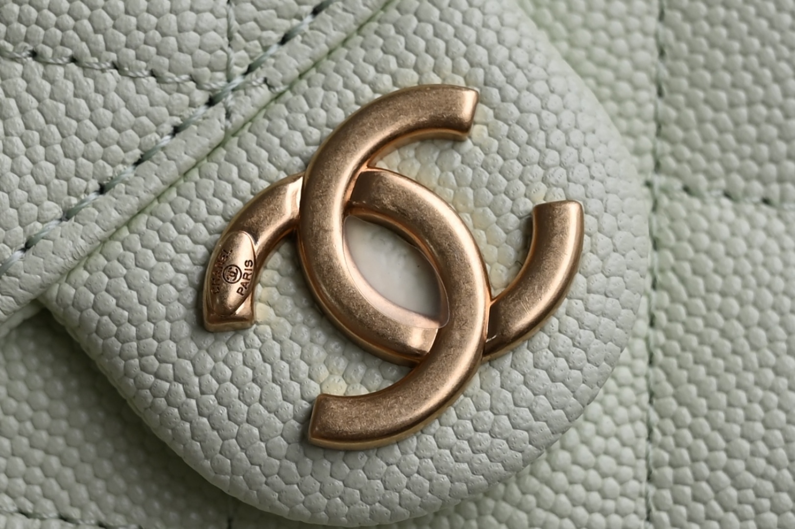 白金版▪️正品级 包装如图全新到货🆕𝗖𝗵𝗮𝗻𝗲𝟭 𝟮𝟓𝐒𝟐𝟓𝐁𝐚𝐠嬉皮购物包小号 苹果绿专柜售价𝟦𝟩𝟪𝟢