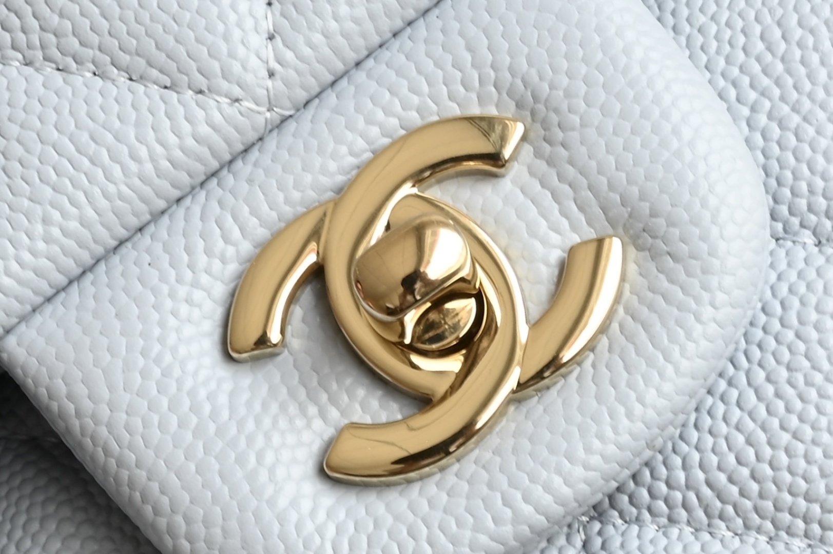 白金版▪️正品级 包装如图𝐂𝐡𝐚𝐧𝐞𝐥 𝐂𝐅 升级版 浅蓝全名Classic Fla0 尺寸: 15.5