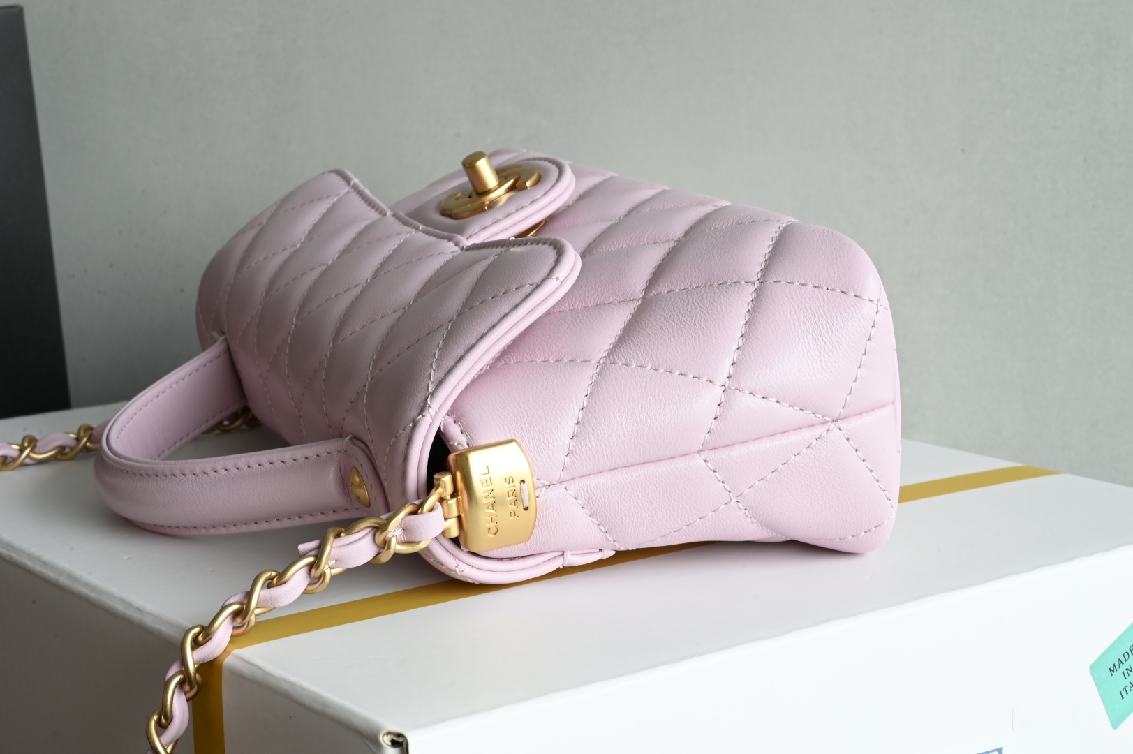 白金版▪️正品级 包装如图全新到货🆕𝐂𝐡𝐚𝐧𝐞𝟏 𝟐𝟓𝐏 手柄Kelly 横版小号专柜售价𝟦𝟨𝟫𝟢𝟢𝗋𝗆