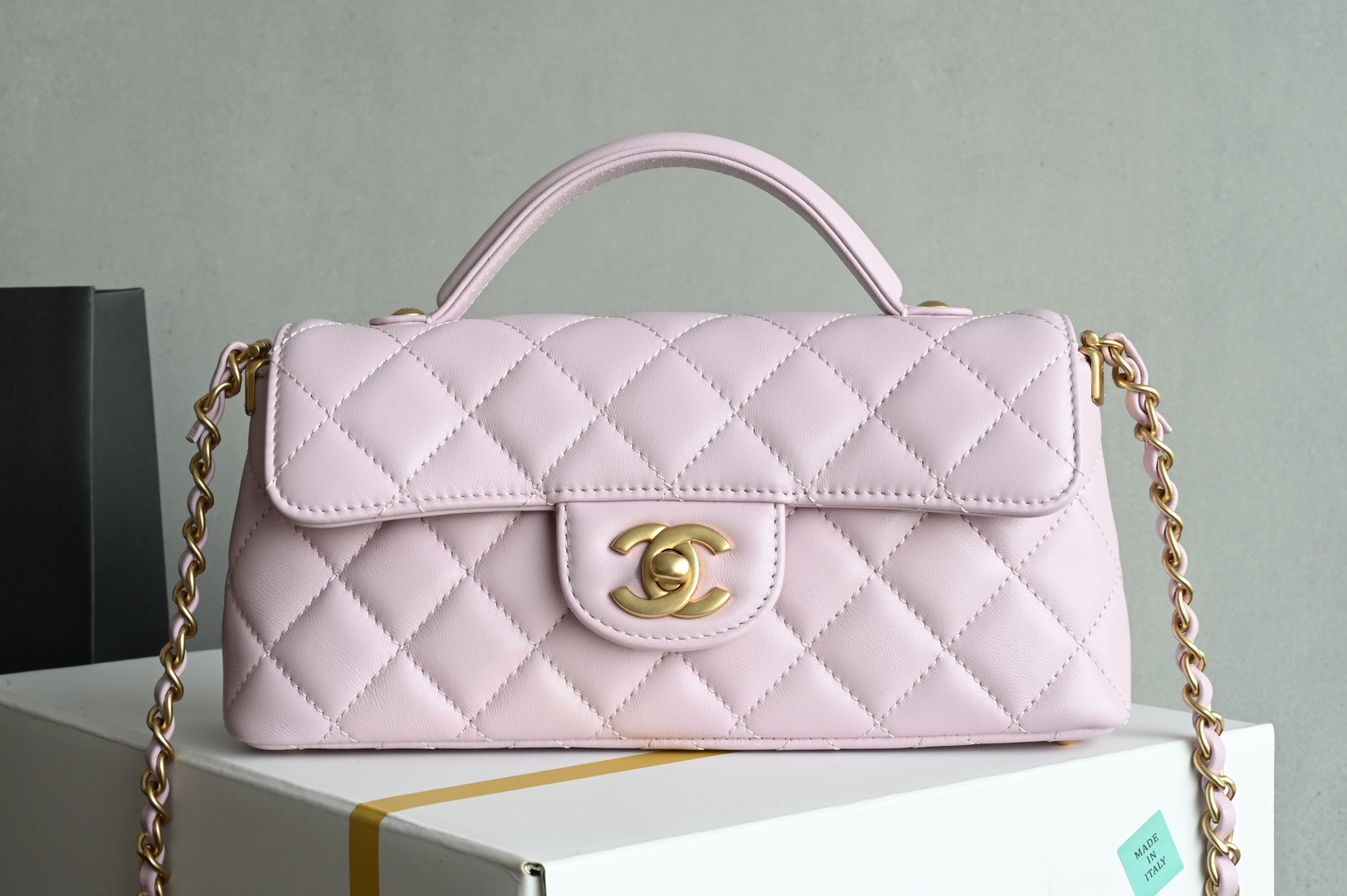 白金版▪️正品级 包装如图全新到货🆕𝐂𝐡𝐚𝐧𝐞𝟏 𝟐𝟓𝐏 手柄Kelly 横版小号专柜售价𝟦𝟨𝟫𝟢𝟢𝗋𝗆