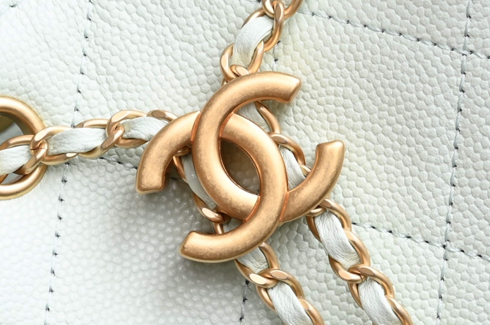 白金版▪️正品级 包装如图全新到货🆕𝗖𝗵𝗮𝗻𝗲𝟭 𝟮𝟓𝐒𝟐𝟓𝐁𝐚𝐠嬉皮购物包小号 薄荷绿专柜售价𝟦𝟩𝟪𝟢