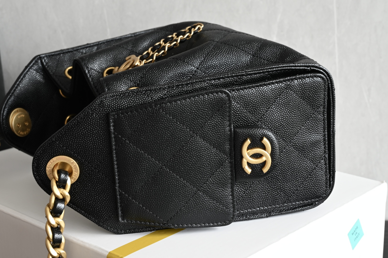 白金版▪️正品级 包装如图全新到货🆕𝗖𝗵𝗮𝗻𝗲𝟭 𝟮𝟱𝗕𝗮𝗴 𝗺𝗶𝗻𝗶𝟮𝟲𝗰 嬉皮𝗁𝗈𝖻𝗈 𝗆𝗂𝗇𝗂黑色