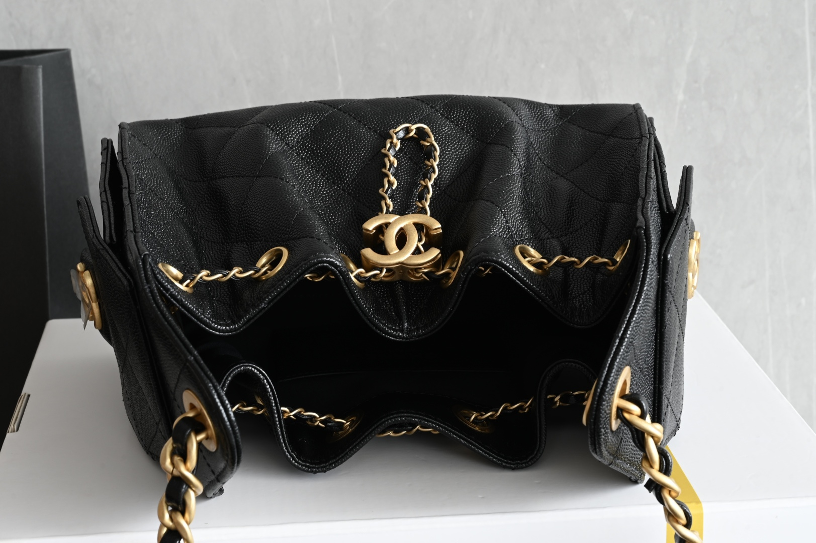 白金版▪️正品级 包装如图全新到货🆕𝗖𝗵𝗮𝗻𝗲𝟭 𝟮𝟱𝗕𝗮𝗴 𝗺𝗶𝗻𝗶𝟮𝟲𝗰 嬉皮𝗁𝗈𝖻𝗈 𝗆𝗂𝗇𝗂黑色