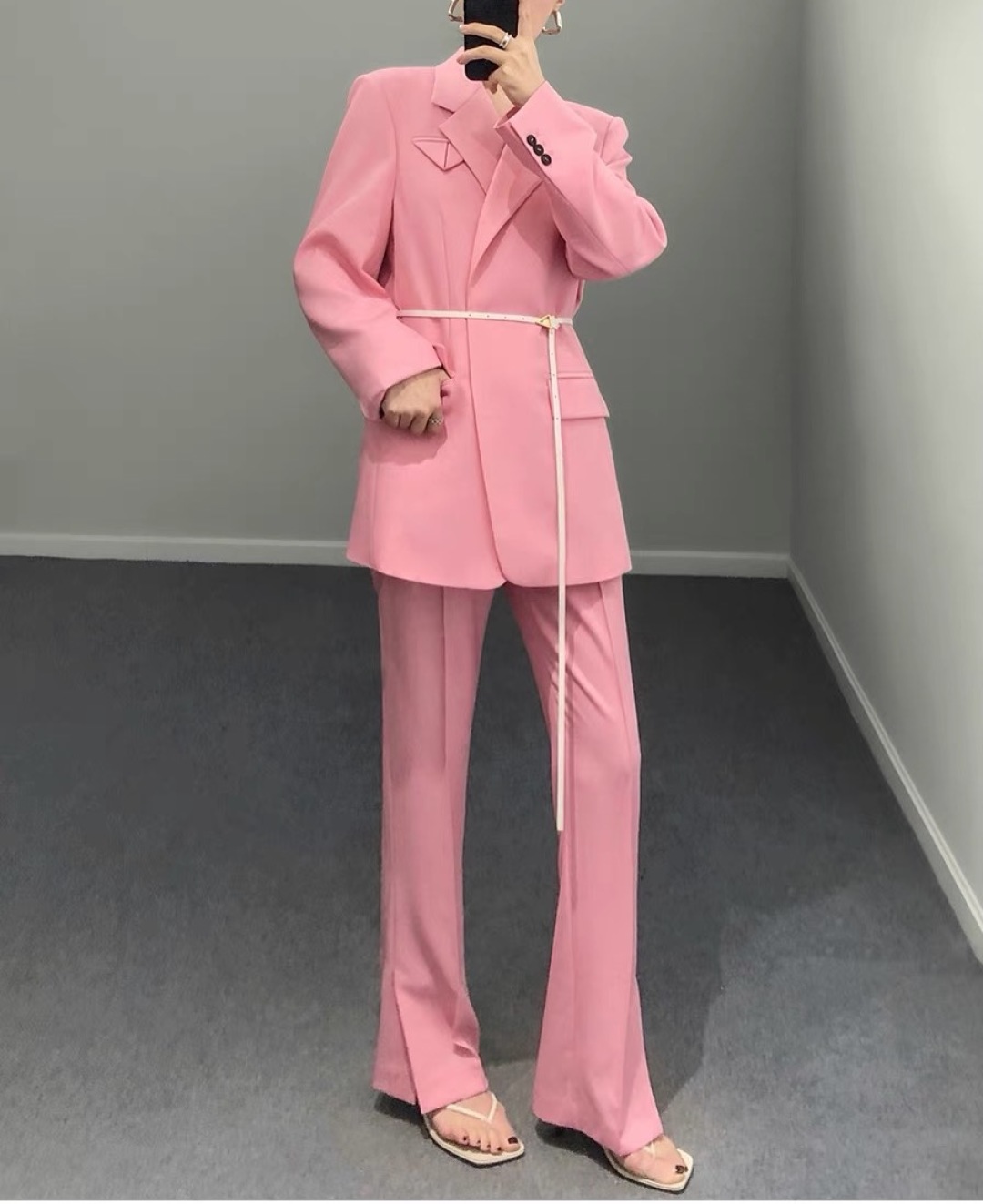 P771 HIGH QUALITY WOMEN ‘ S CLOTHES WITH PACKED BV IT’S A GREAT PINK SUIT - 图片 2